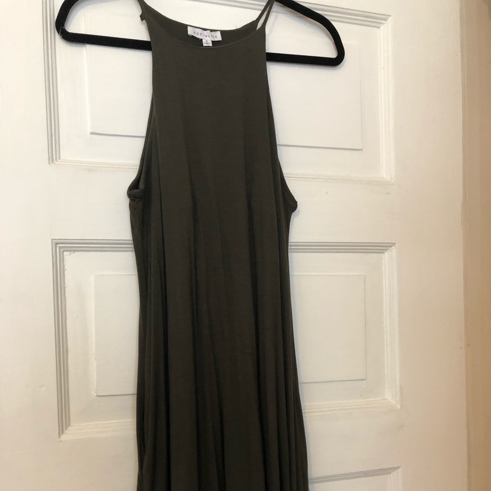 Army green dress